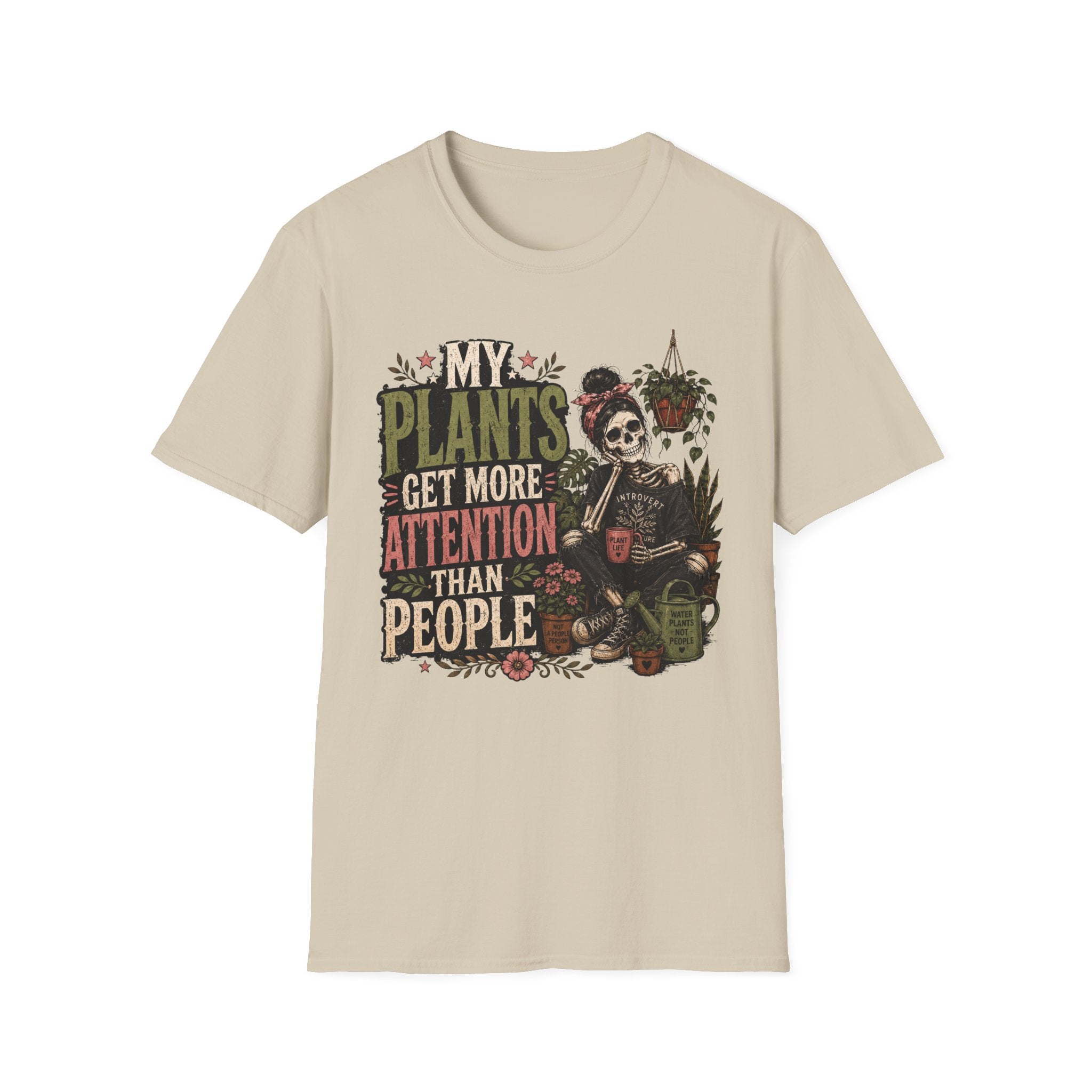 My Plants Get More Attention Than People Gothic C1 T-Shirt