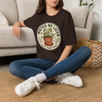 Water Me Later Retro Badge Design C1 T-Shirt