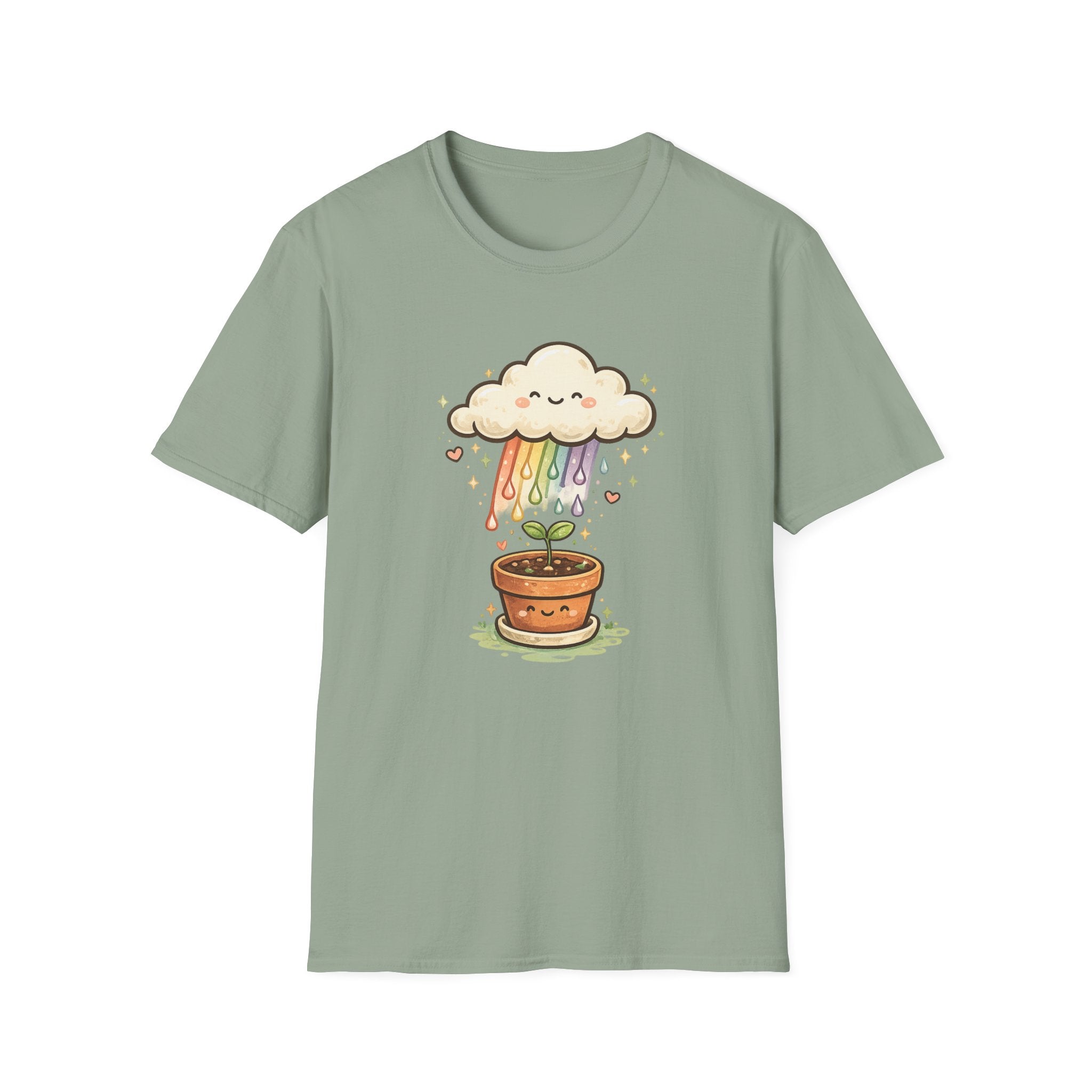 Rainbow Rain Pot C1 T-Shirt