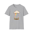 Rainbow Rain Flowers C1 T-Shirt