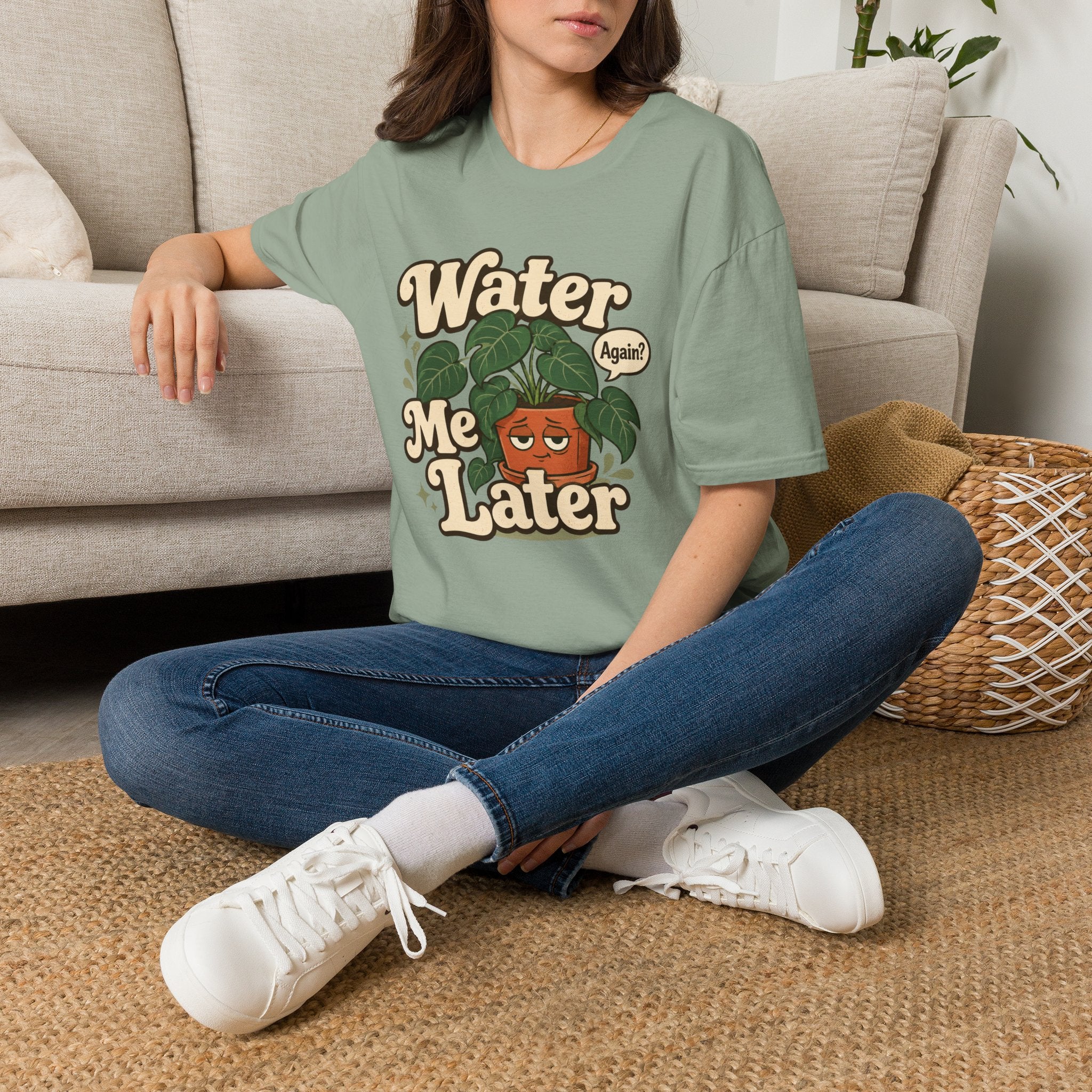 Water Me Later Plant Parent Confession C1 T-Shirt