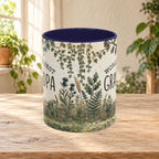 World's Best Grandpa Accent Coffee Mug – Rustic Botanical 11/15oz Gift