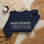 Seed Dealer Crewneck Sweatshirt – Botanical Seed Packet Graphic