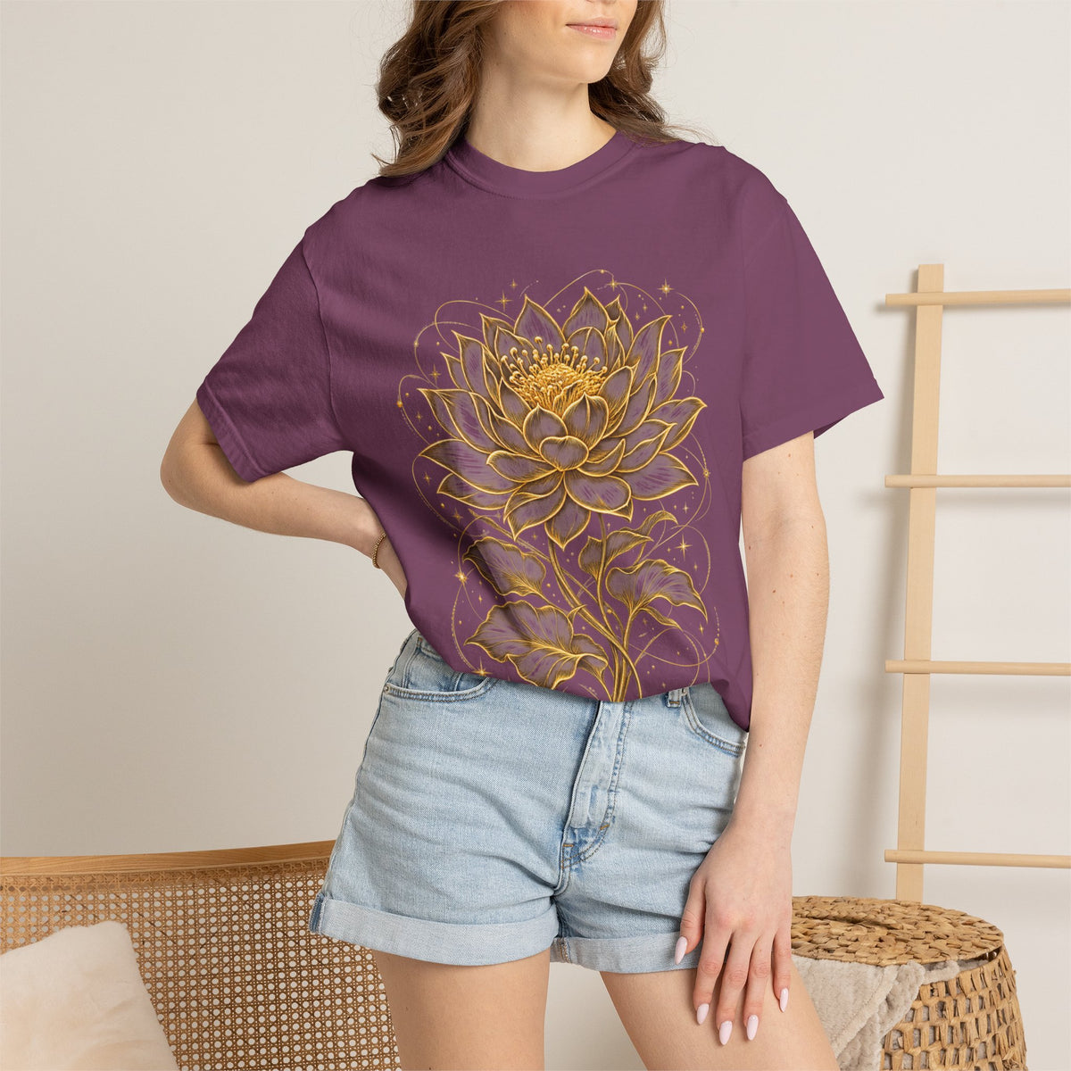 Lotus Flower Blooming Peace - Premium T-Shirt