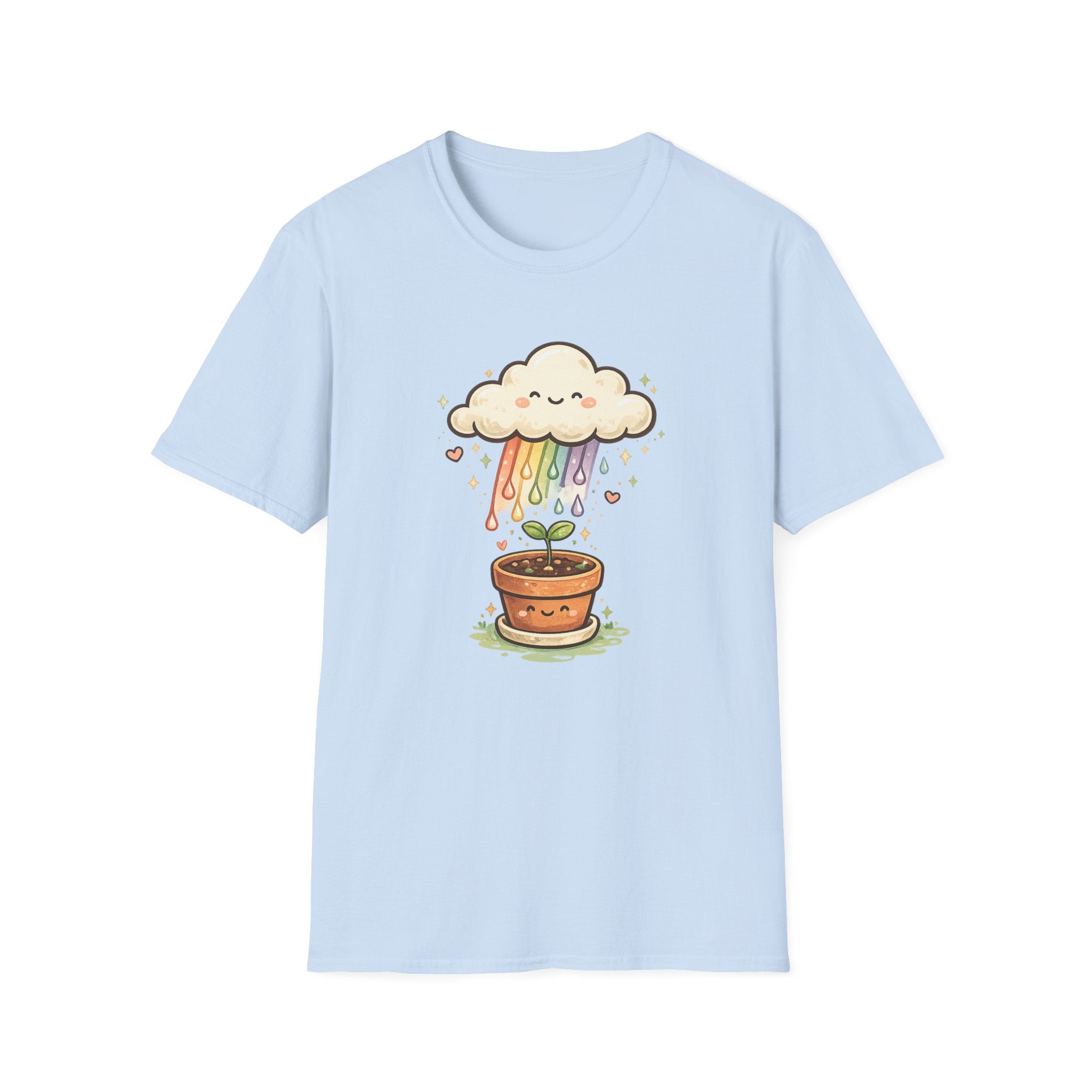 Rainbow Rain Pot C1 T-Shirt
