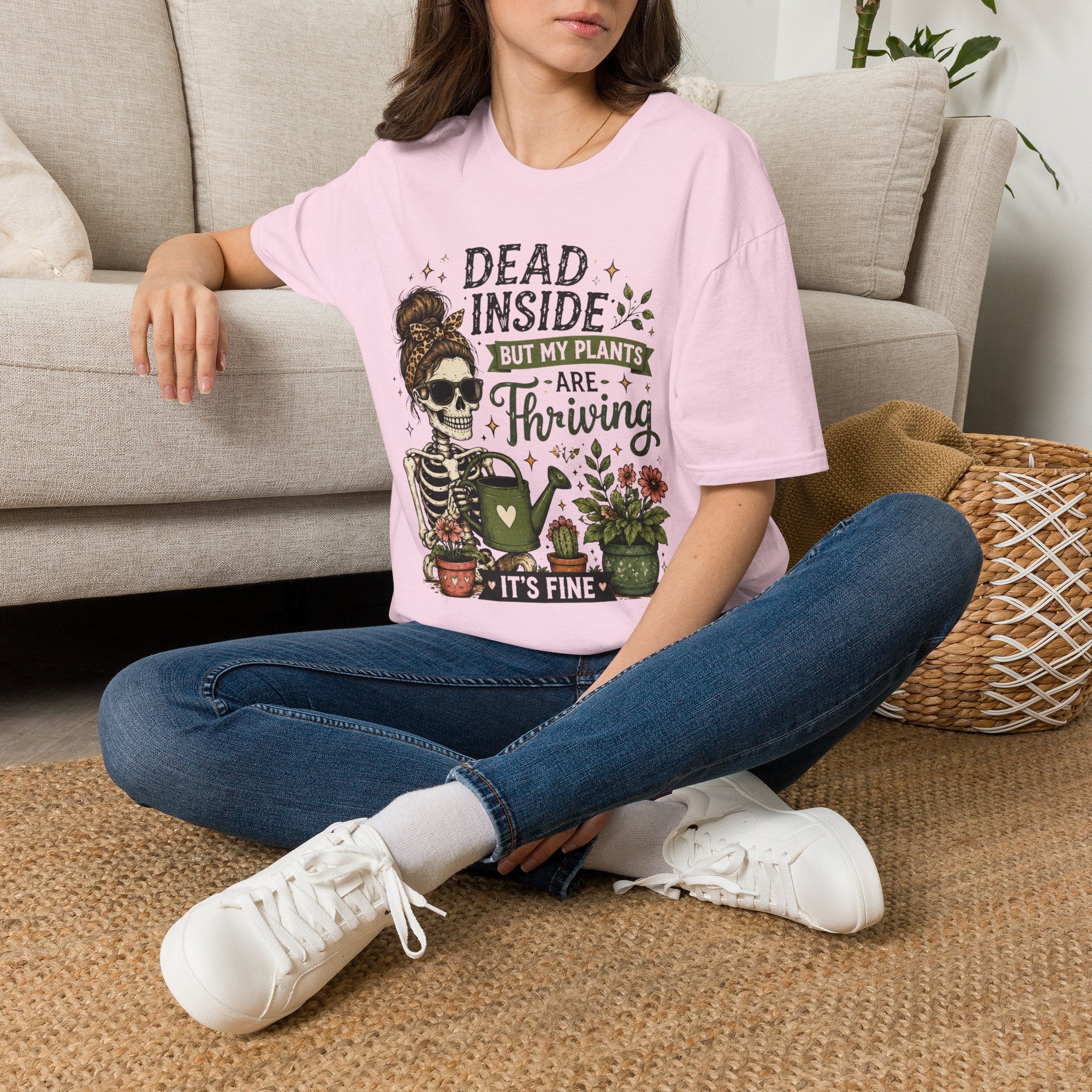 Dead Inside But My Plants Are Thriving C1 T-Shirt
