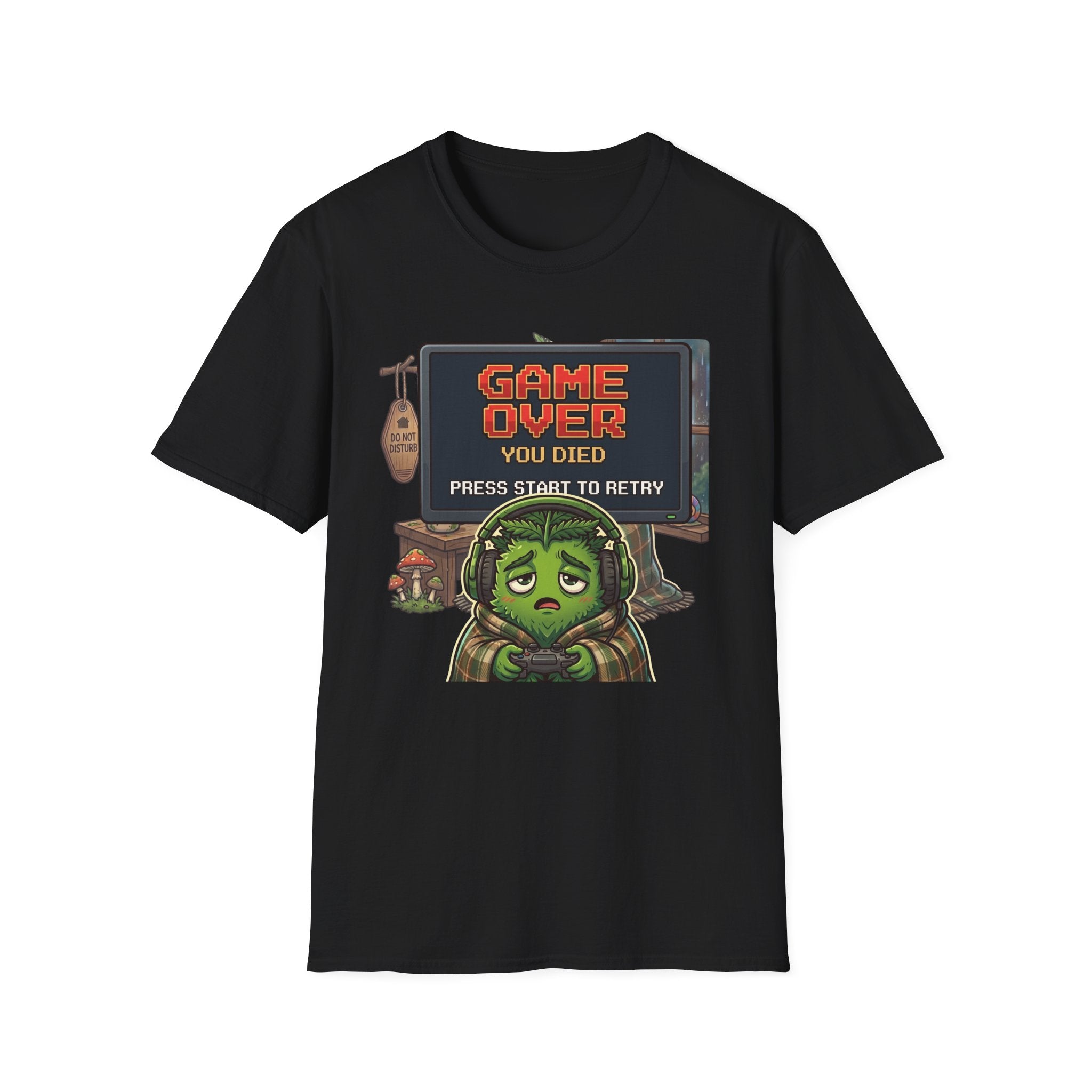 GAME OVER PRESS START TO RETRY C1 T-Shirt