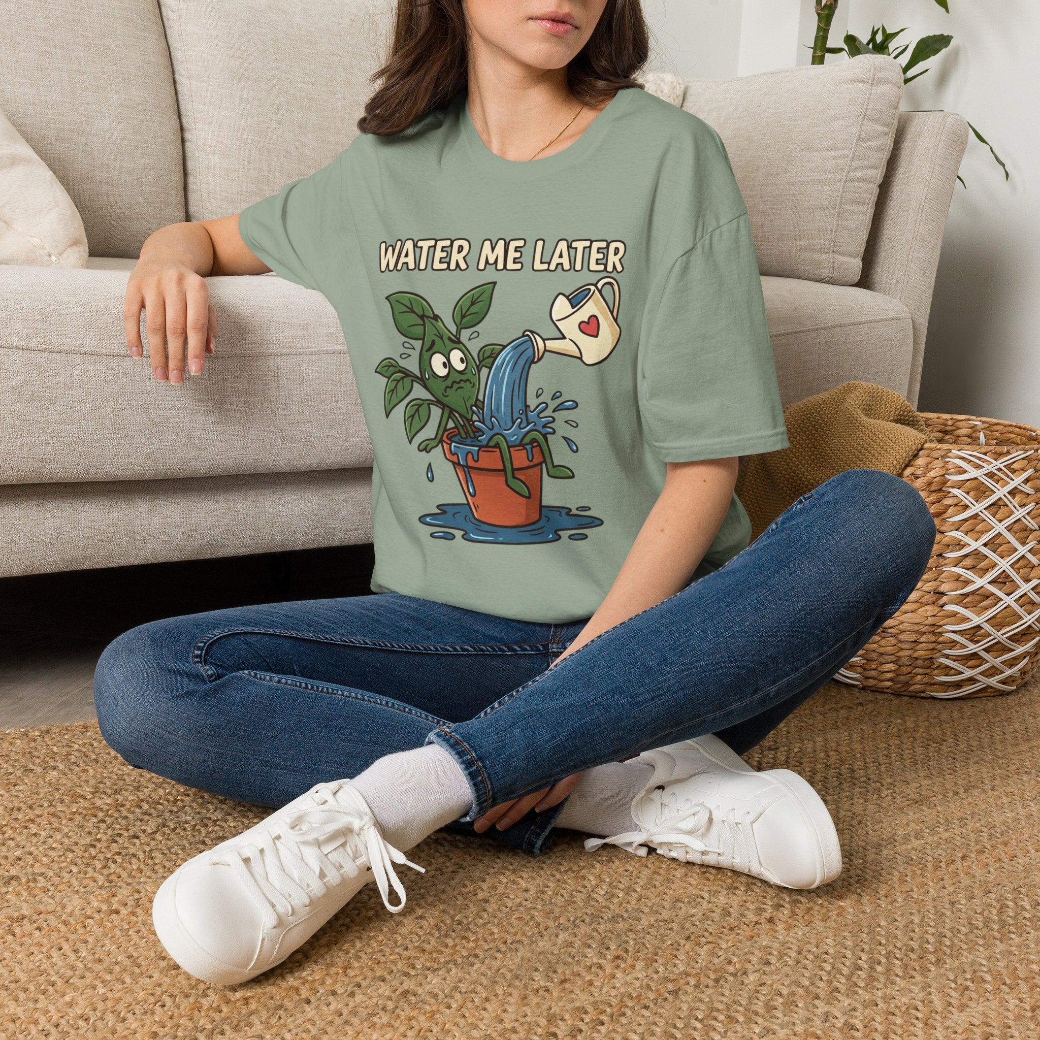 Water Me Later Overwatered Plant Panic G1 T-Shirt