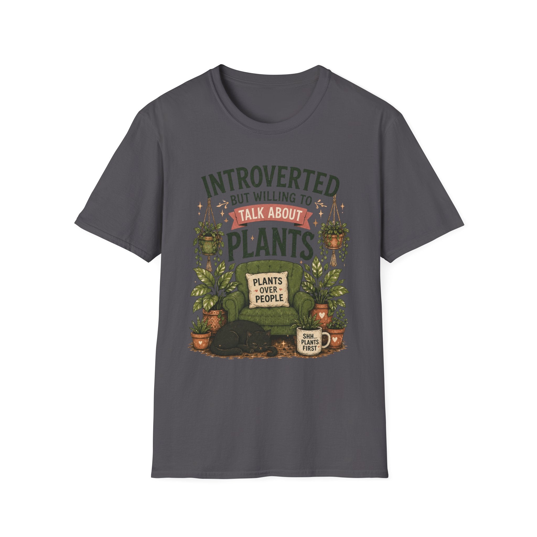 Introverted But Willing to Talk About Plants C1 T-Shirt