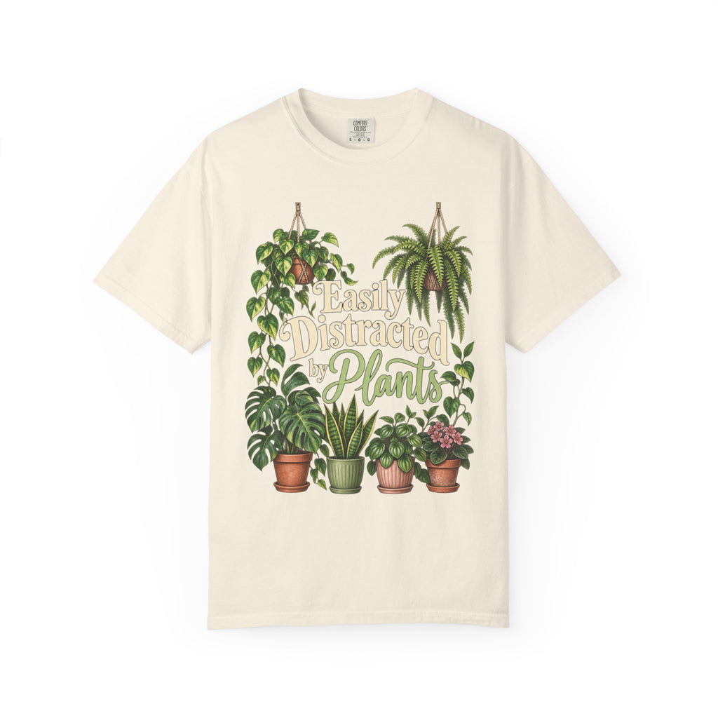 Easily Distracted by Plants - Premium T-Shirt