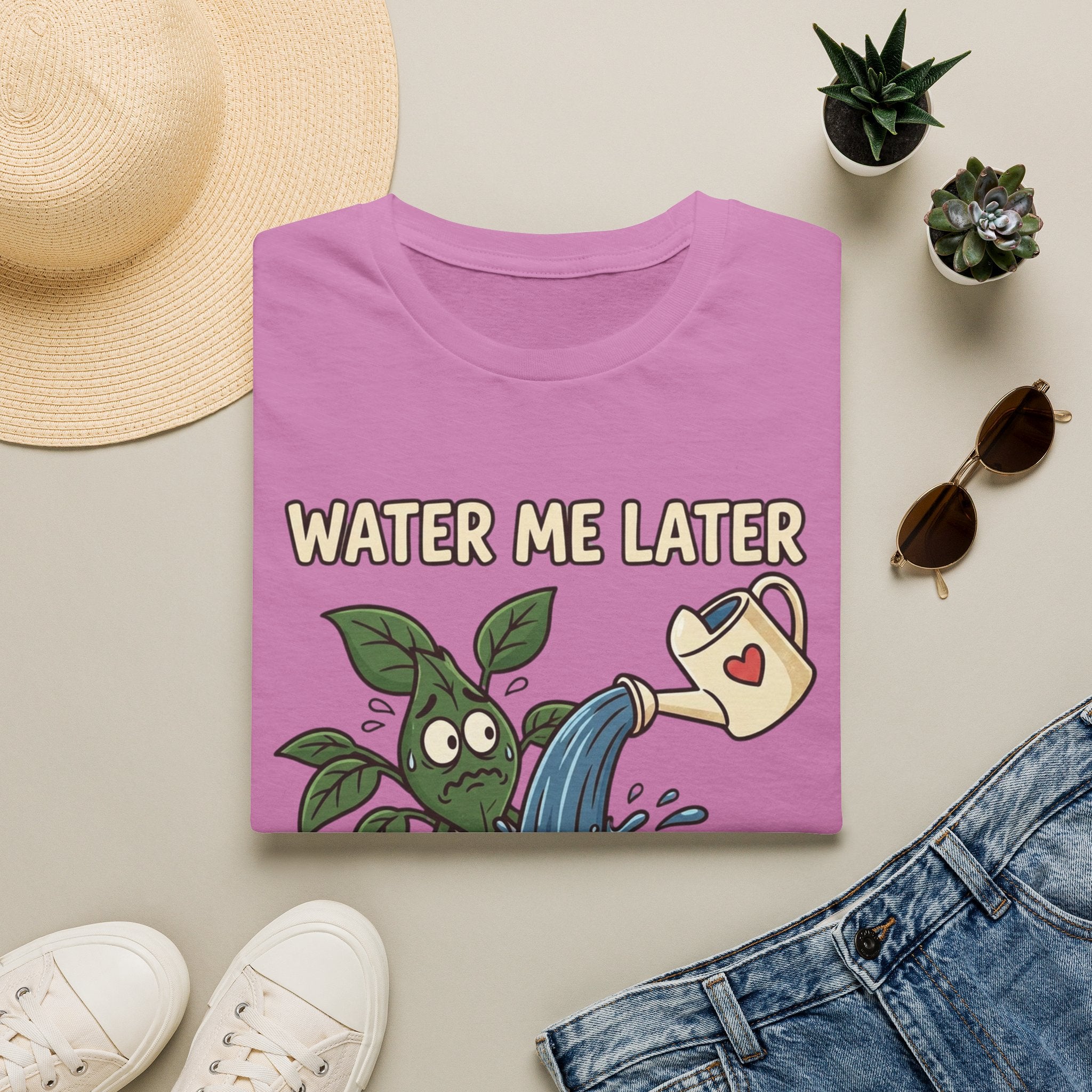 Water Me Later Overwatered Plant Panic G1 T-Shirt