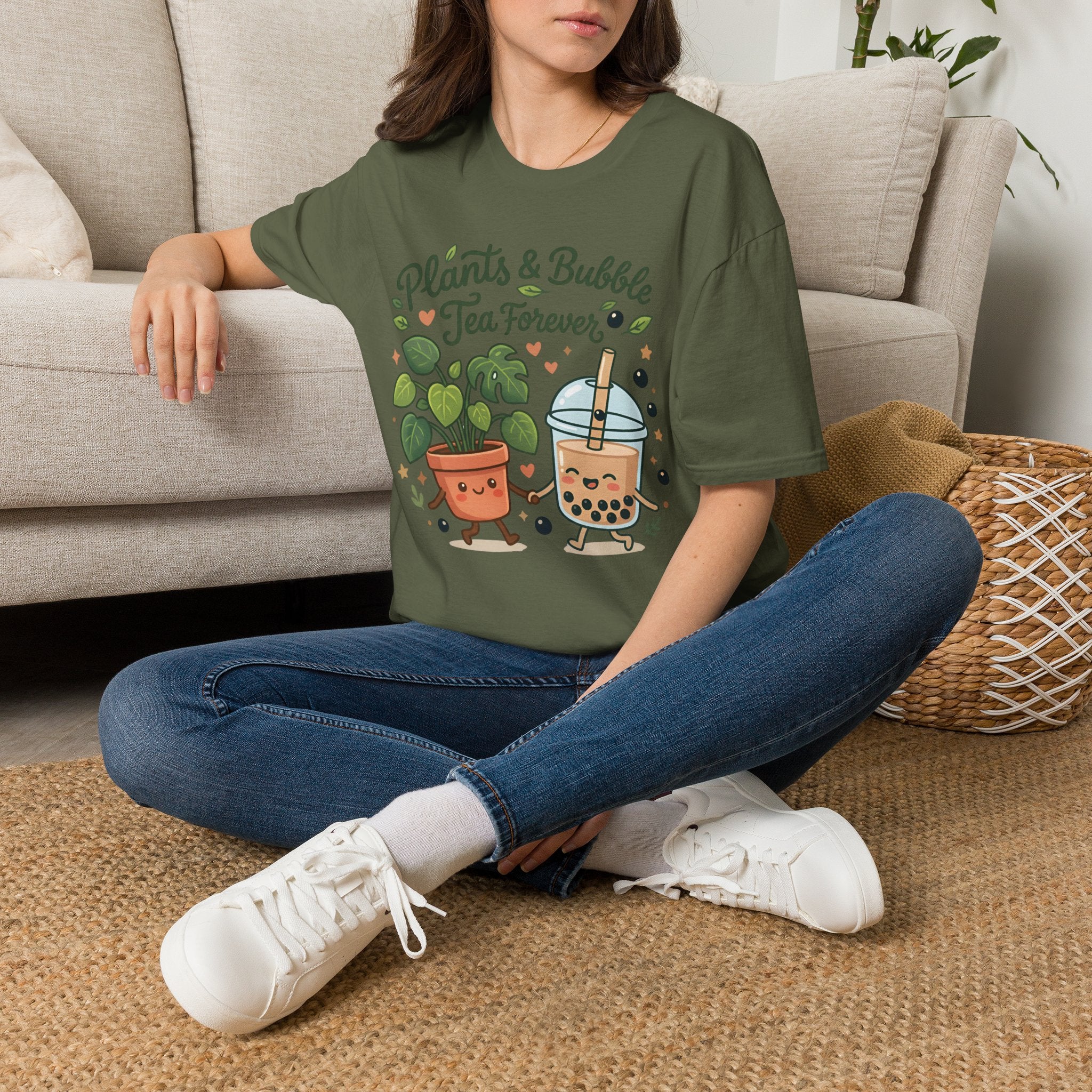Plants & Bubble Tea Forever G1 T-Shirt
