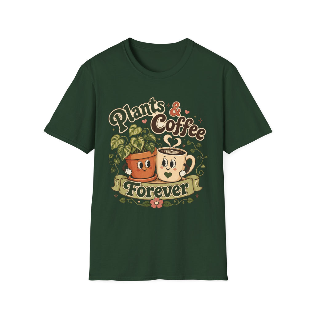 Plants & Coffee Forever C1 T-Shirt
