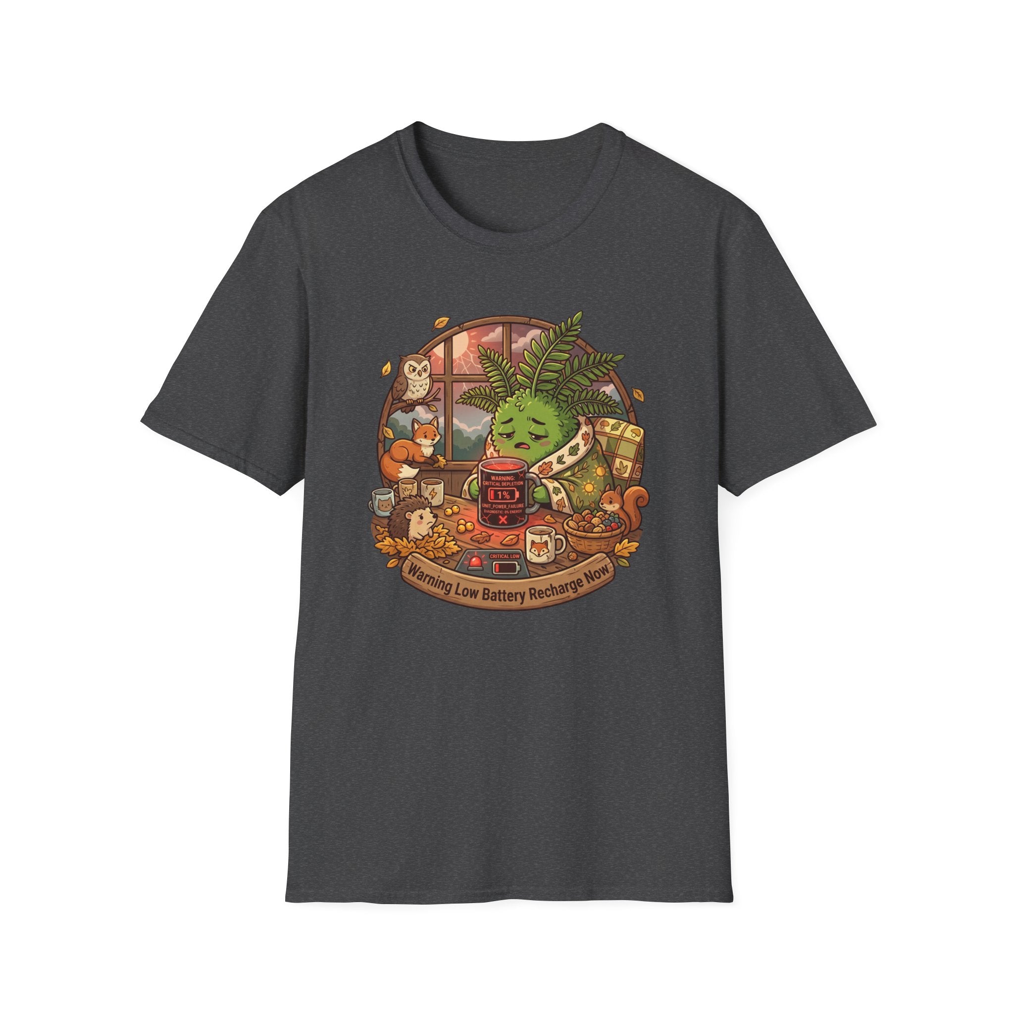 Warning Low Battery Recharge Now G1 T-Shirt