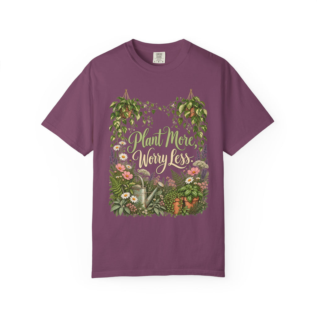 Plant More Worry Less C1 - Premium T-Shirt
