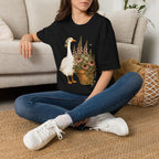 Mama Goose in a floral garden pot C1 T-Shirt