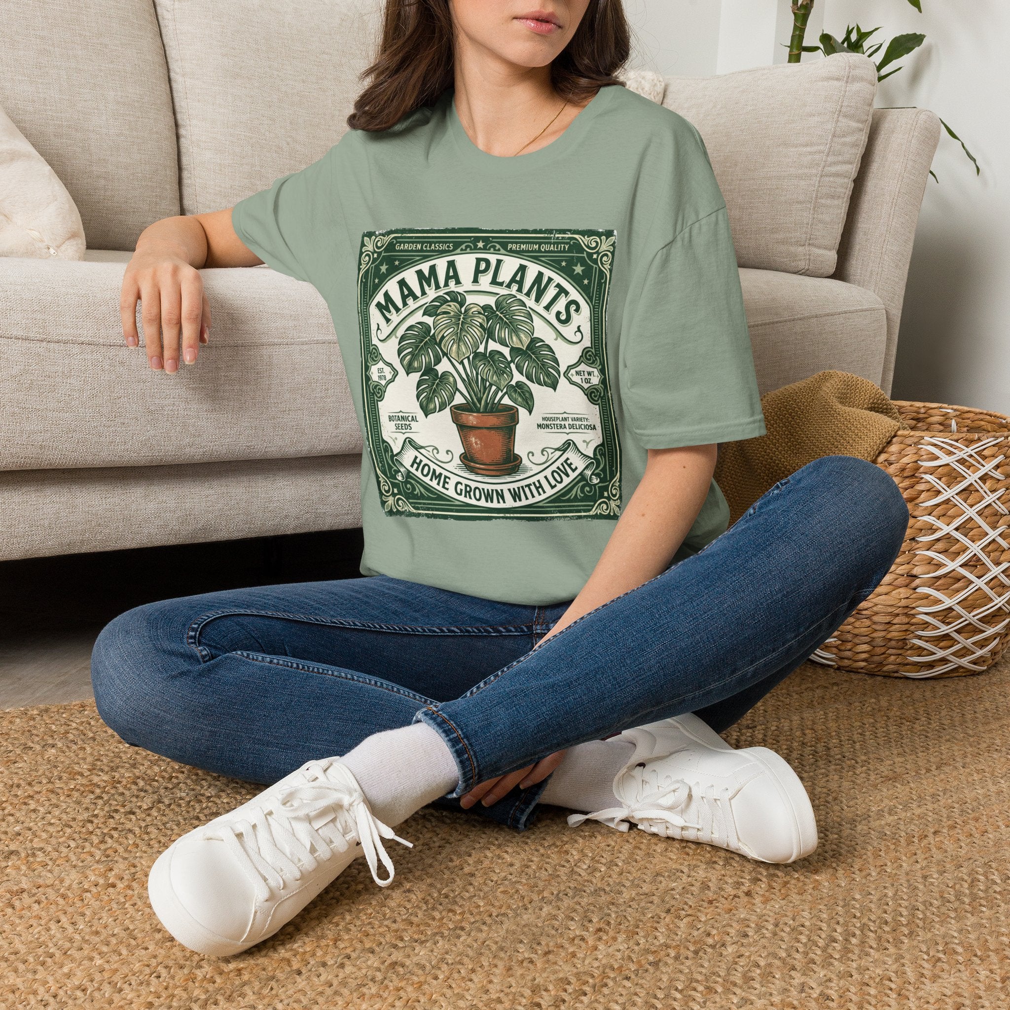 Mama Plants Home Grown with Love G1 T-Shirt