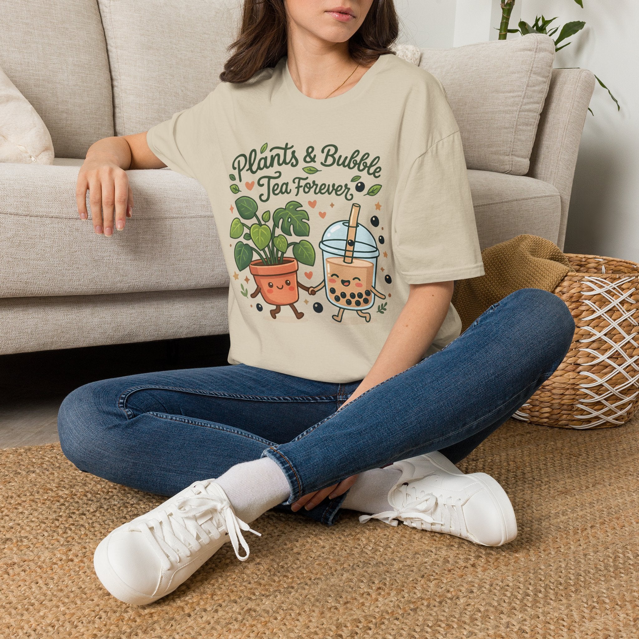 Plants & Bubble Tea Forever G1 T-Shirt