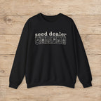 Seed Dealer Crewneck Sweatshirt – Botanical Seed Packet Graphic