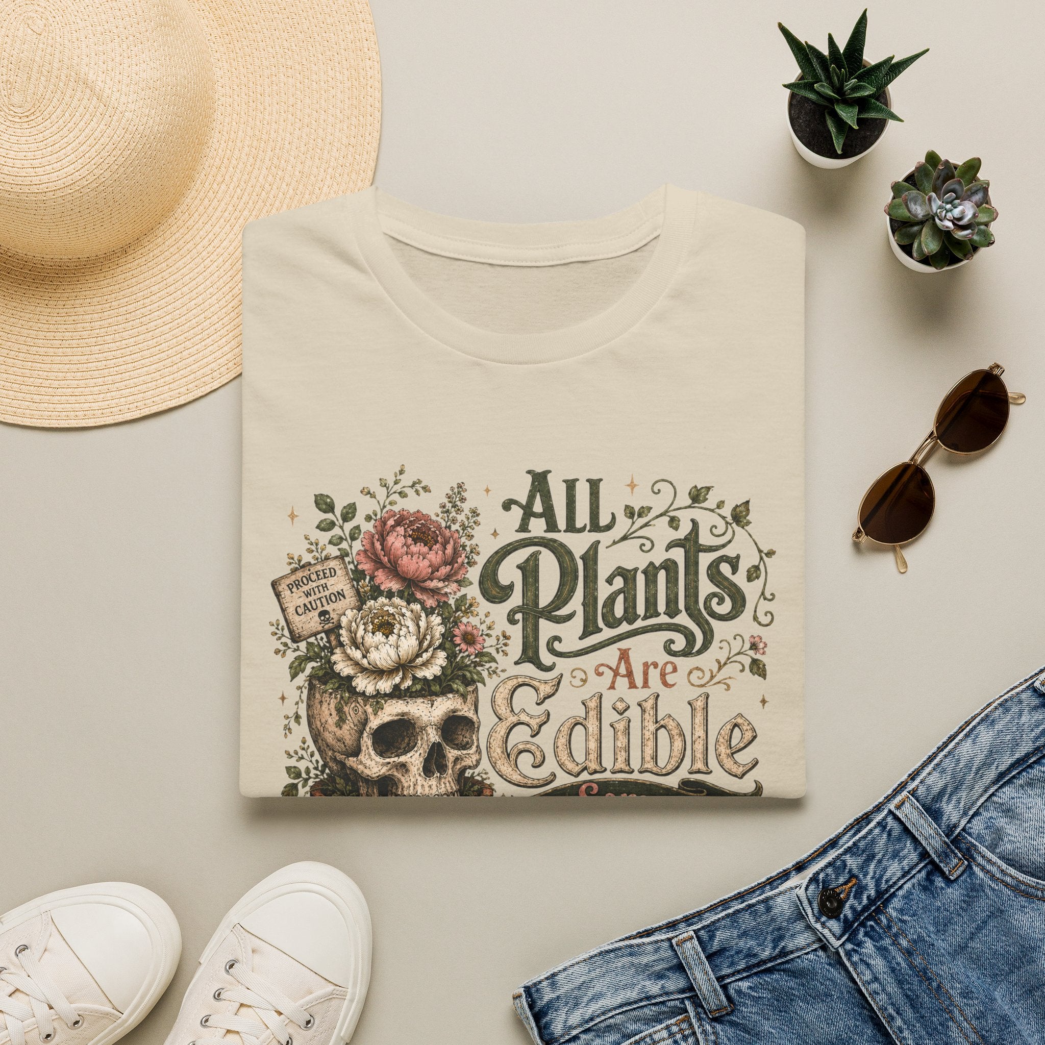 All Plants are Edible Some only Once C2 T-Shirt