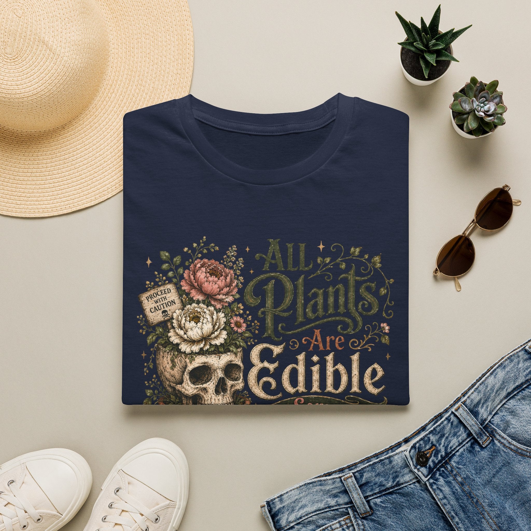 All Plants are Edible Some only Once C2 T-Shirt