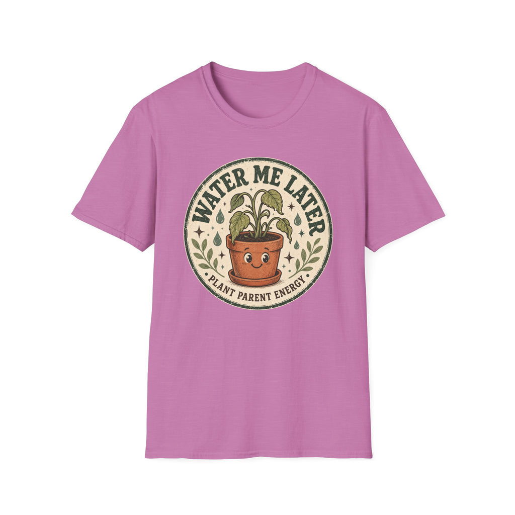 Water Me Later Retro Badge Design C1 T-Shirt