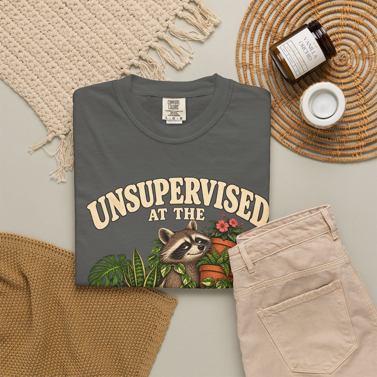Unsupervised At the Plant Nursery - Premium T-Shirt