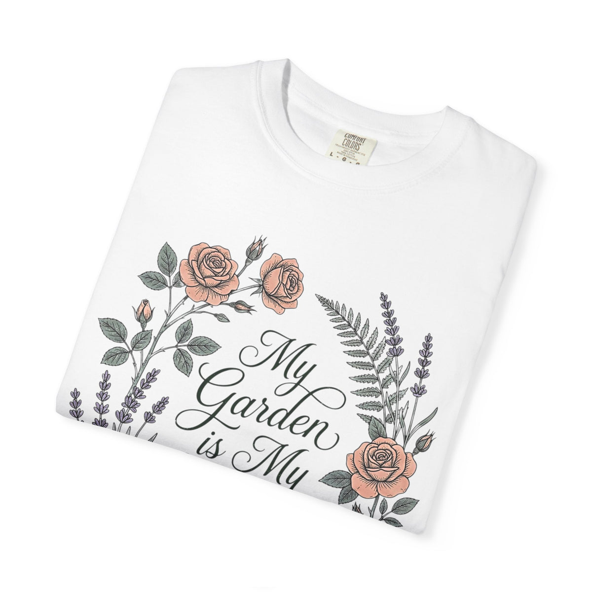 My Garden is My Sanctuary - Premium T-Shirt