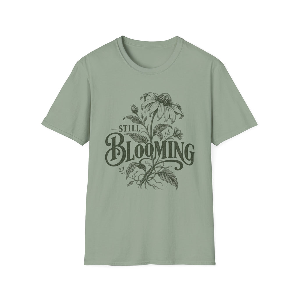 Still Blooming Botanical Emblem C1 T-Shirt