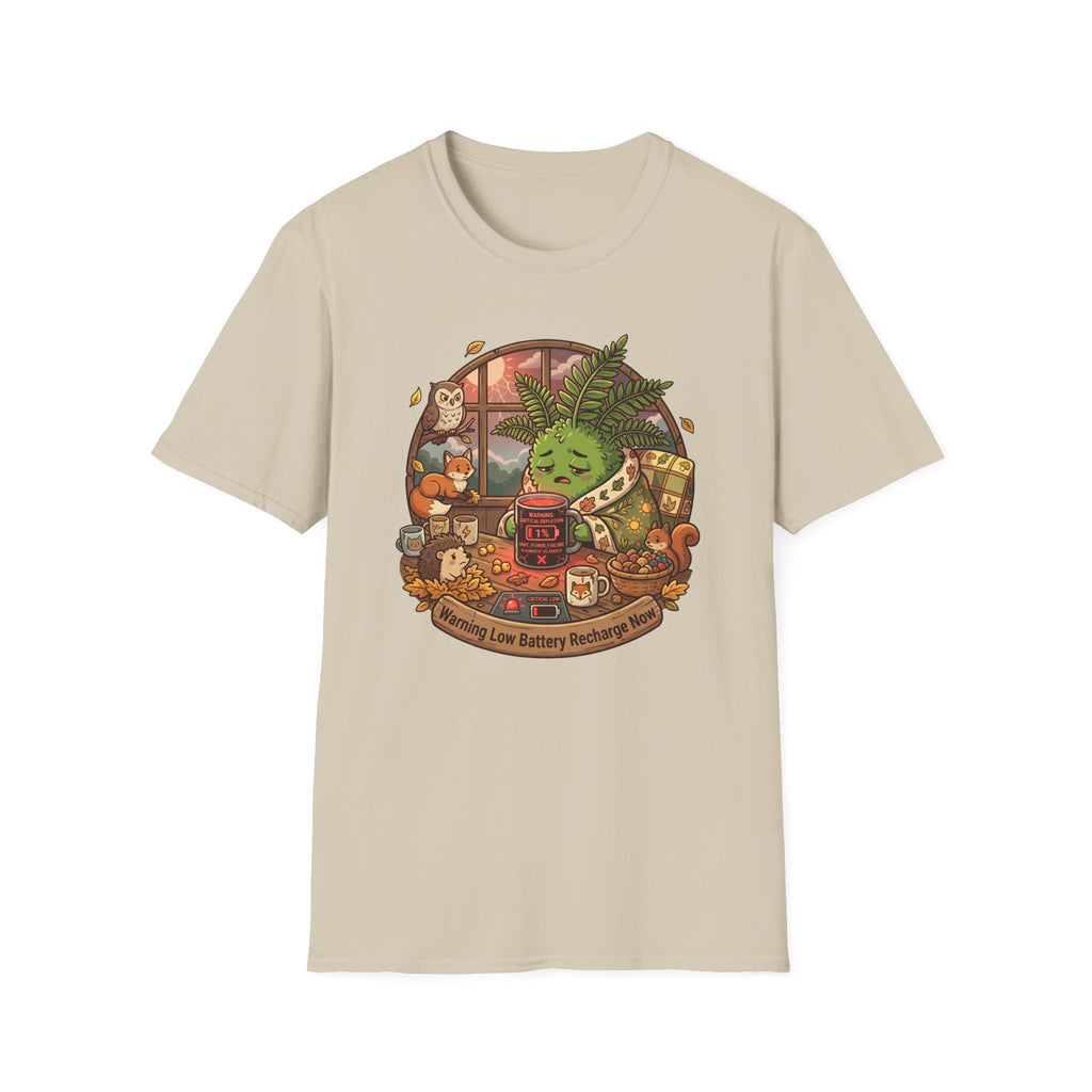 Warning Low Battery Recharge Now G1 T-Shirt