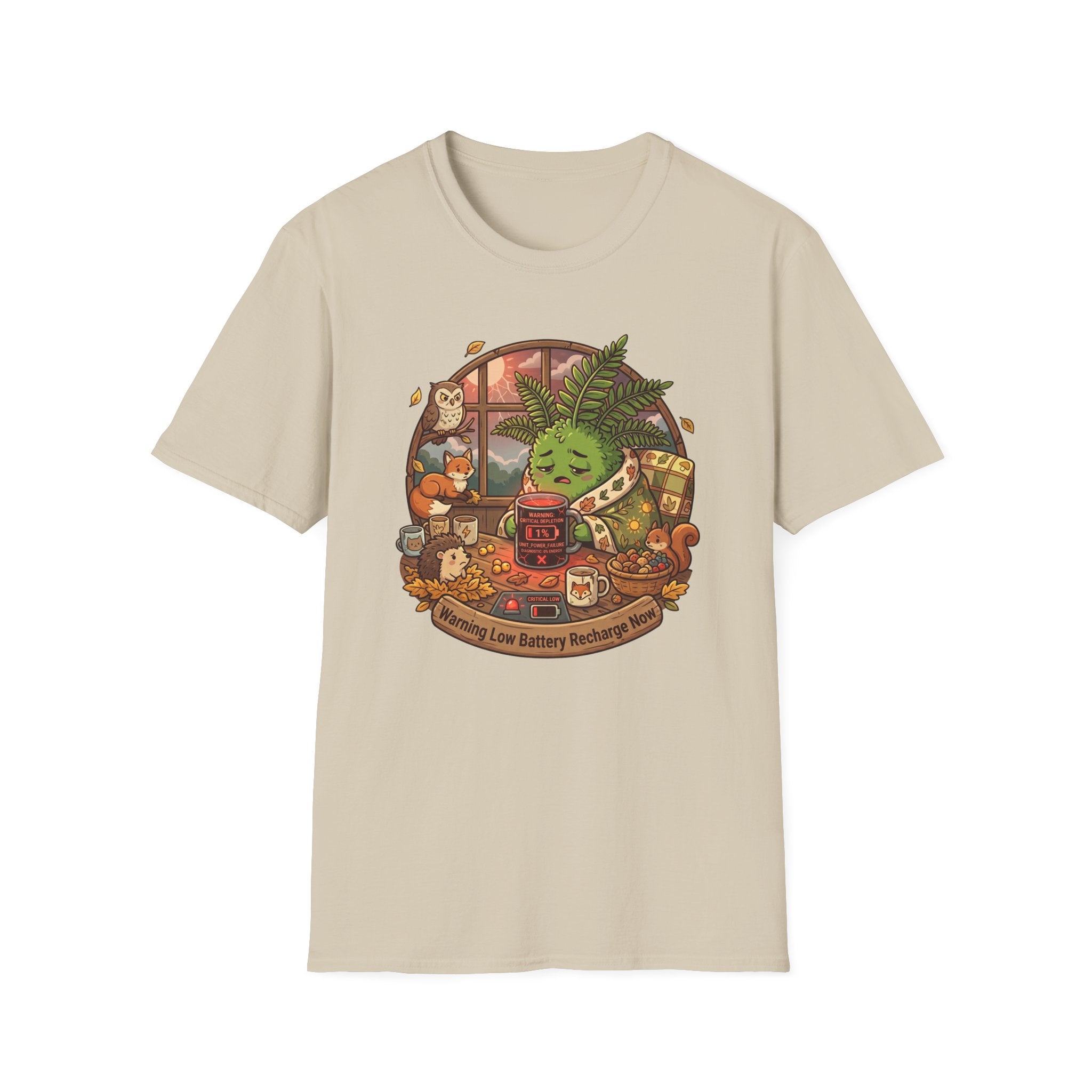 Warning Low Battery Recharge Now G1 T-Shirt