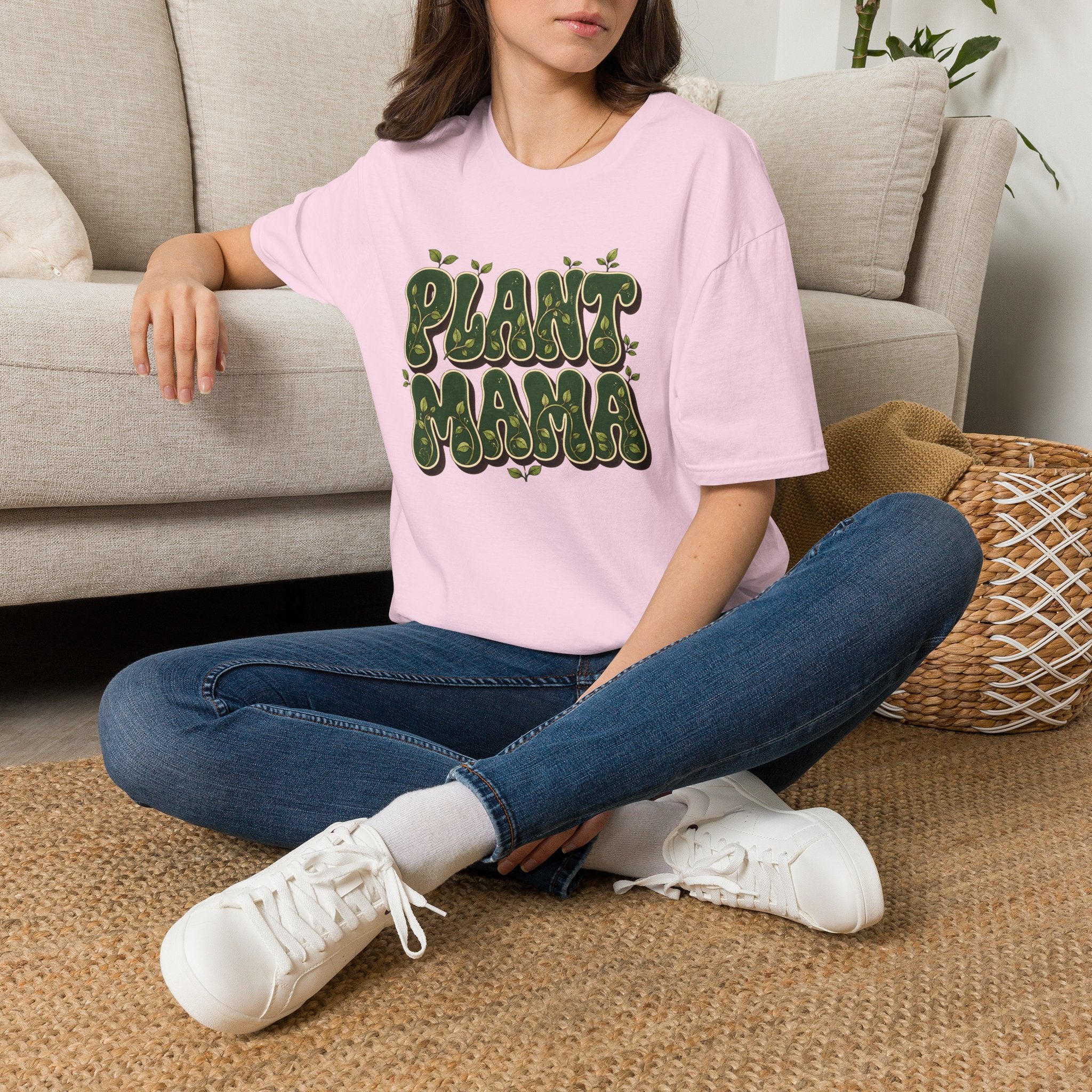 Plant Mama Text C1 T-Shirt