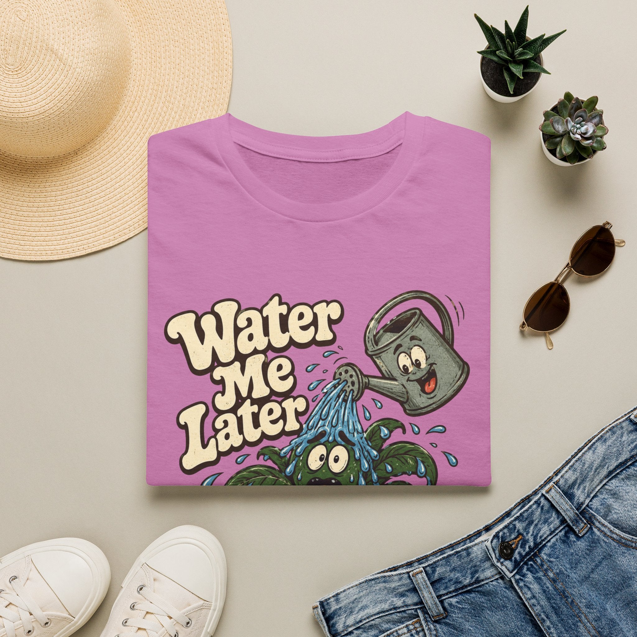 Water Me Later Overwatered Plant Panic C1 T-Shirt