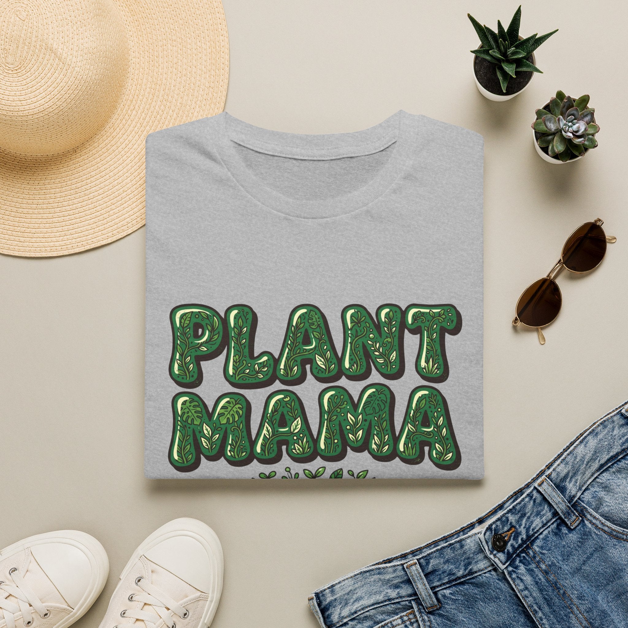 Plant Mama Text G1 T-Shirt
