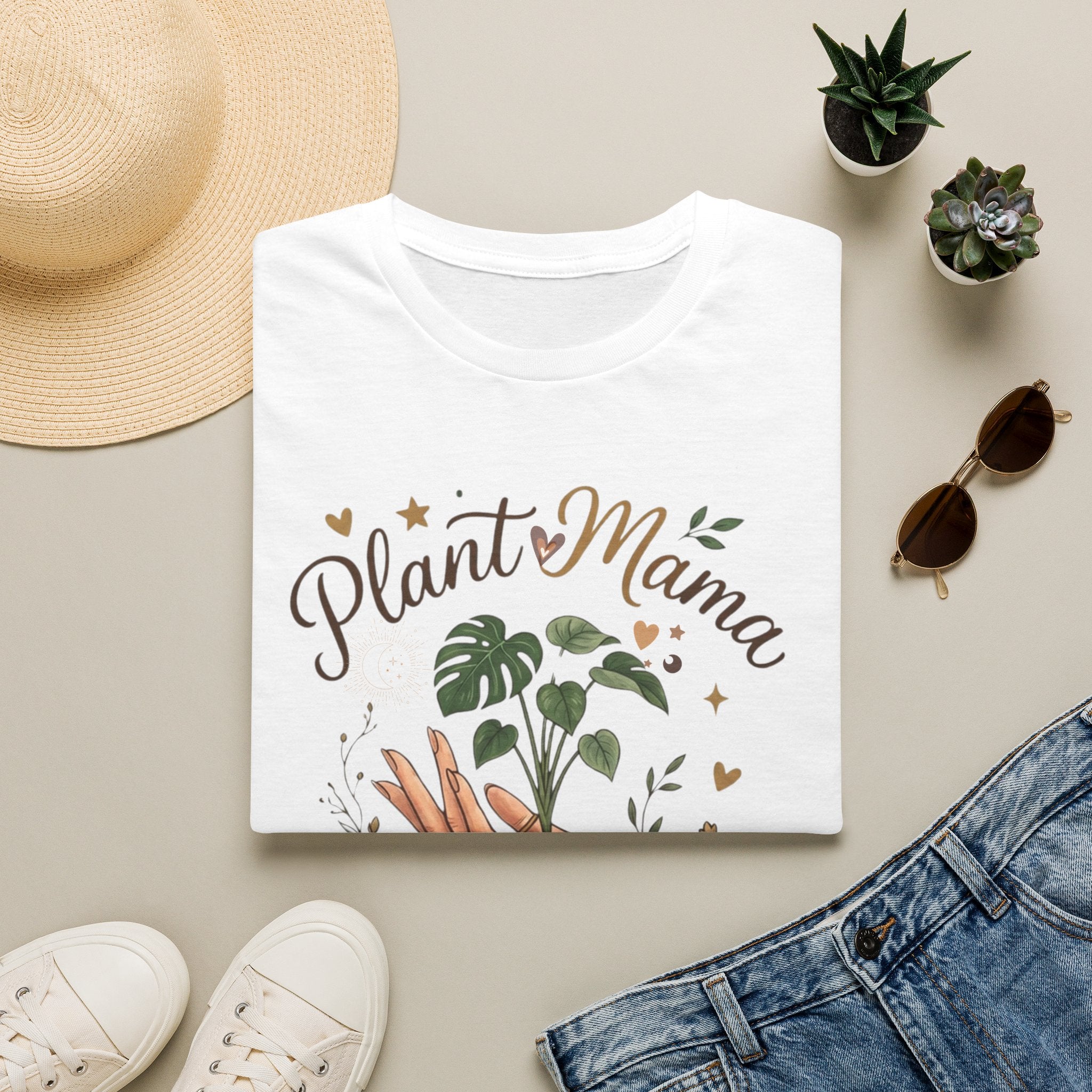 Plant Mama Moon Hand G2 T-Shirt