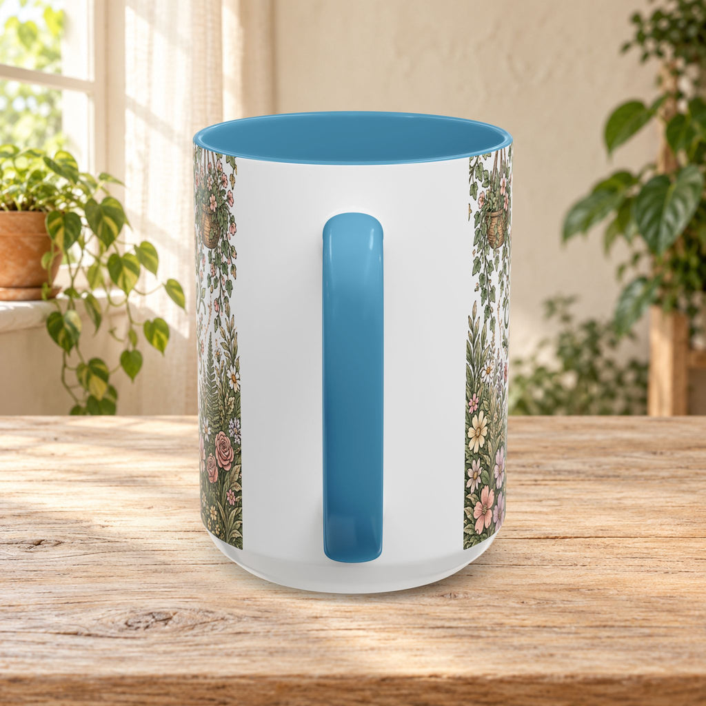 Medicine For The Soul Floral Coffee Mug (11oz or 15oz)