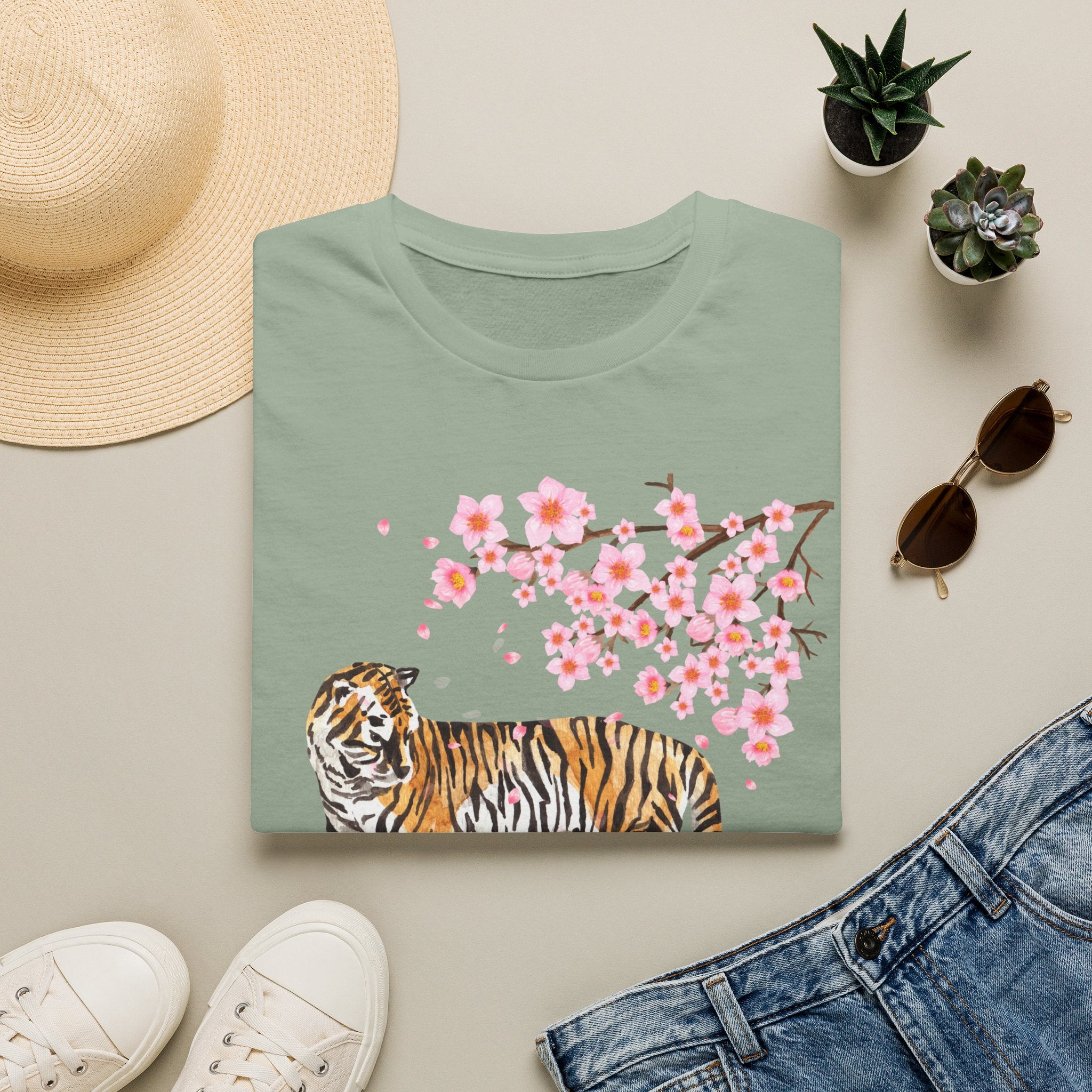 Easy Tiger Cherry Blossoms T-Shirt