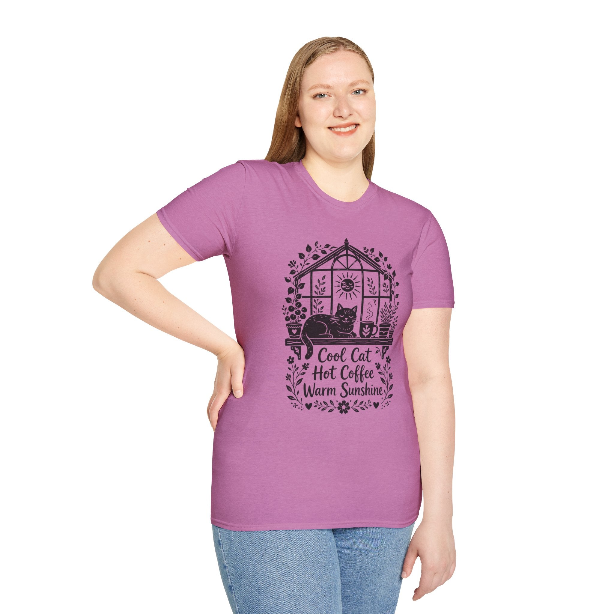 Cool Cat Hot Coffee Warm Sunshine T-Shirt