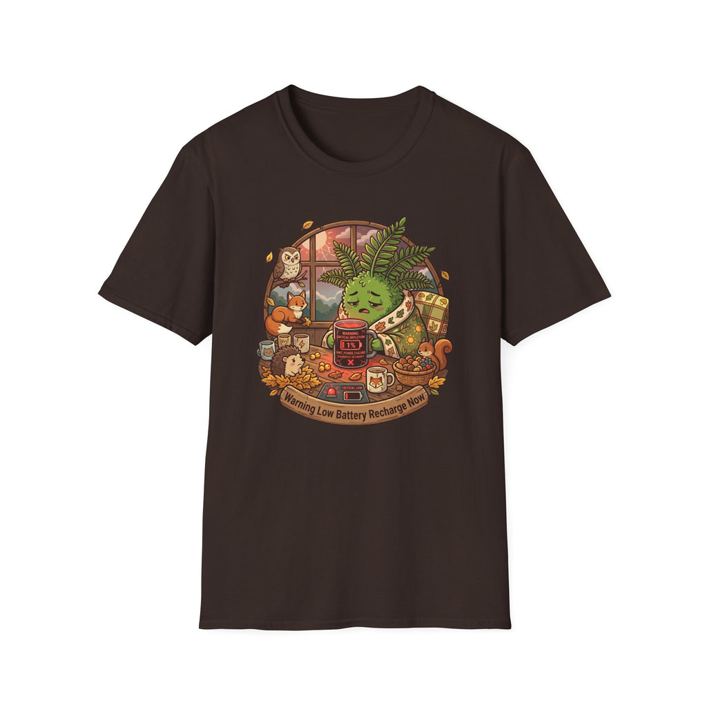 Warning Low Battery Recharge Now G1 T-Shirt