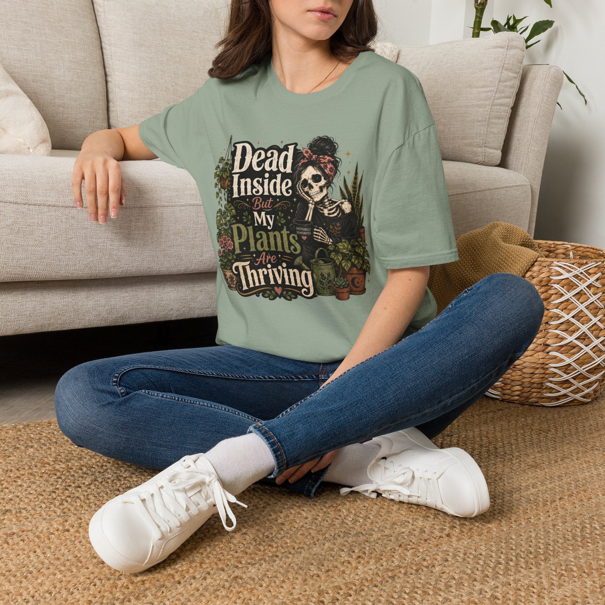Dead Inside But My Plants Are Thriving C2 T-Shirt
