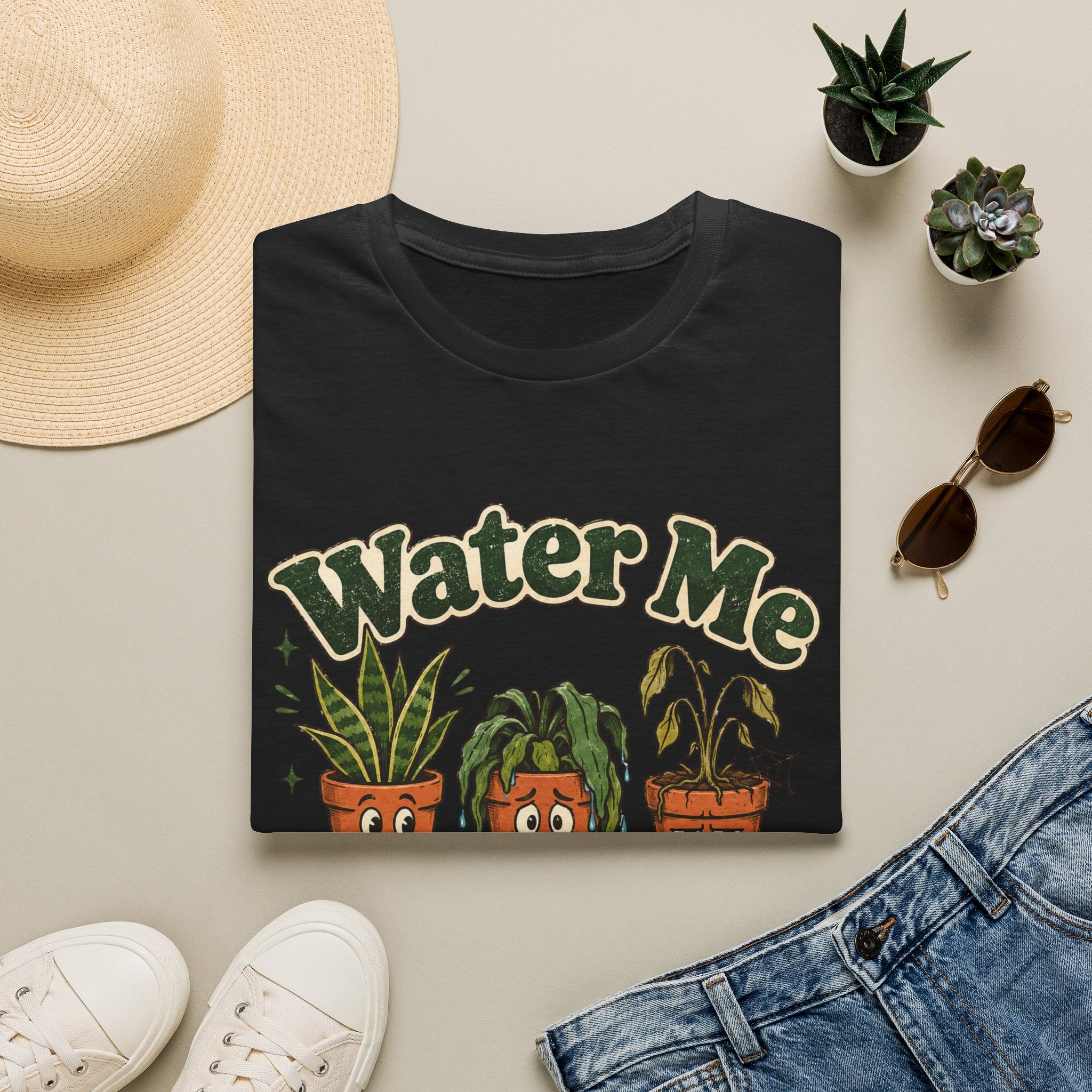 Water Me Later Overwatered Plant Panic C1 T-Shirt