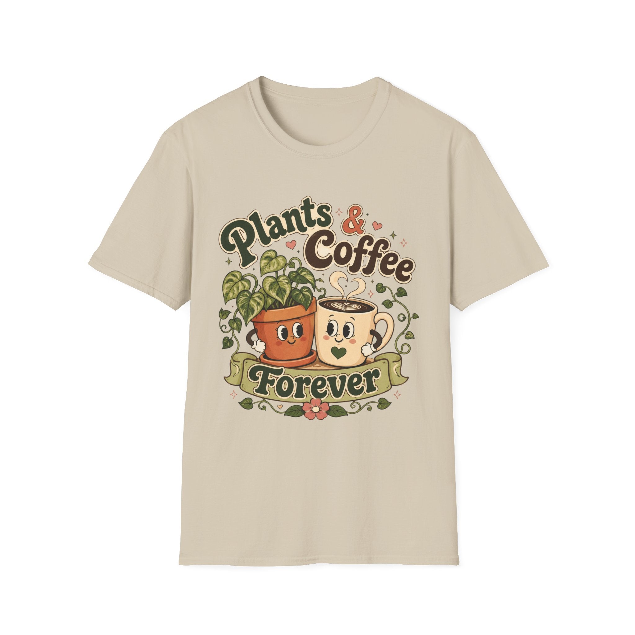 Plants & Coffee Forever C1 T-Shirt