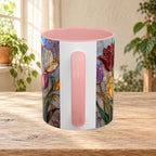 Stained Glass Tulips Flowers Coffee Accent Mug – 11/15oz