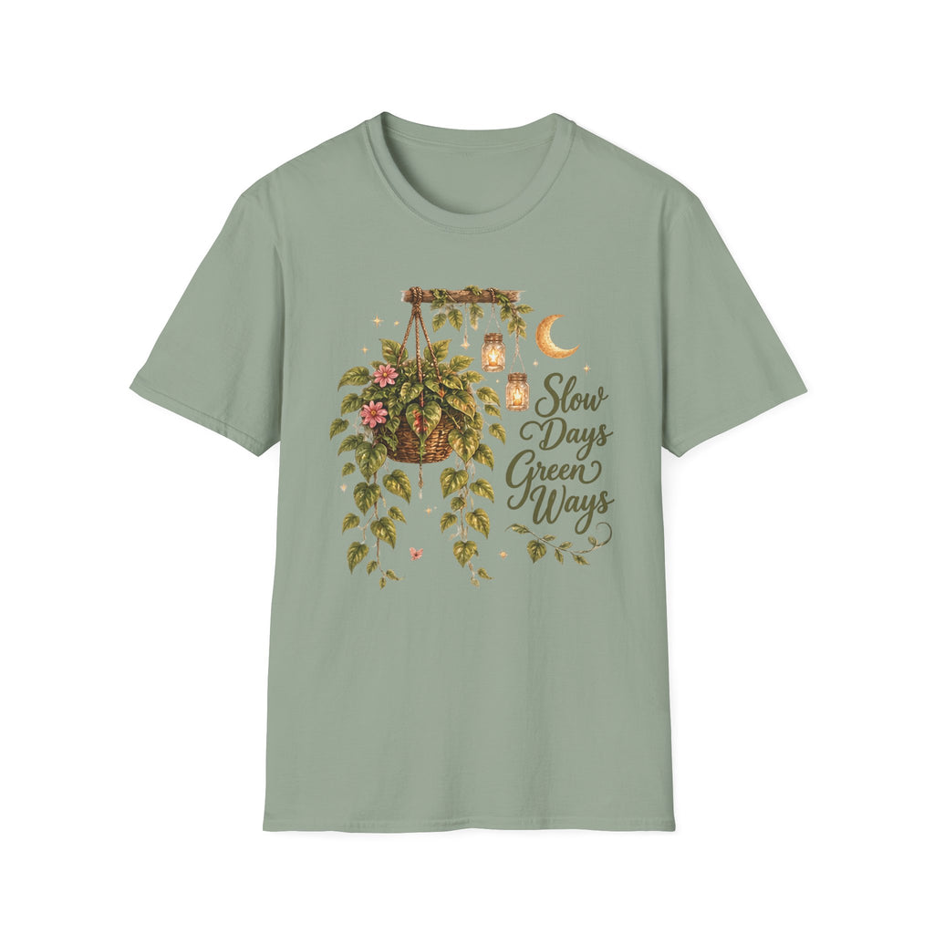 Slow Days, Green Ways Garden C4 T-Shirt