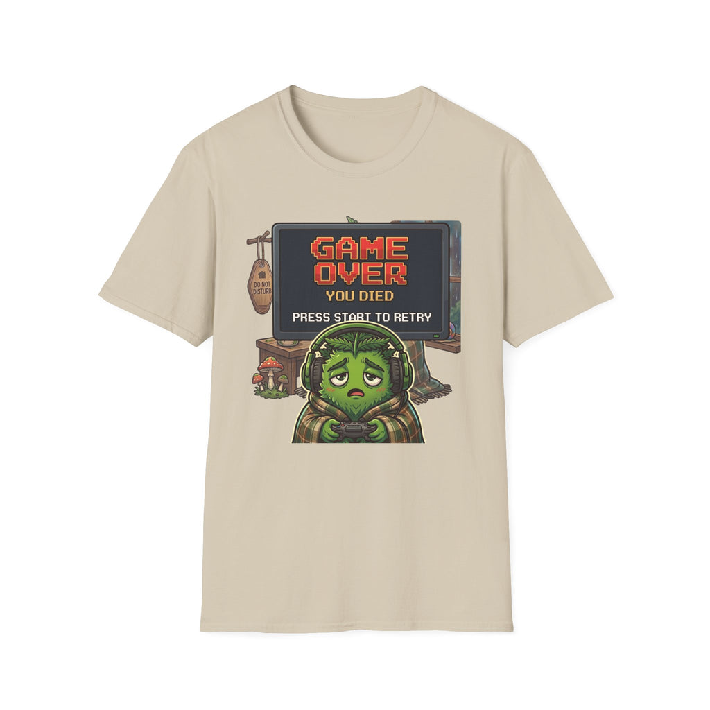 GAME OVER PRESS START TO RETRY C1 T-Shirt