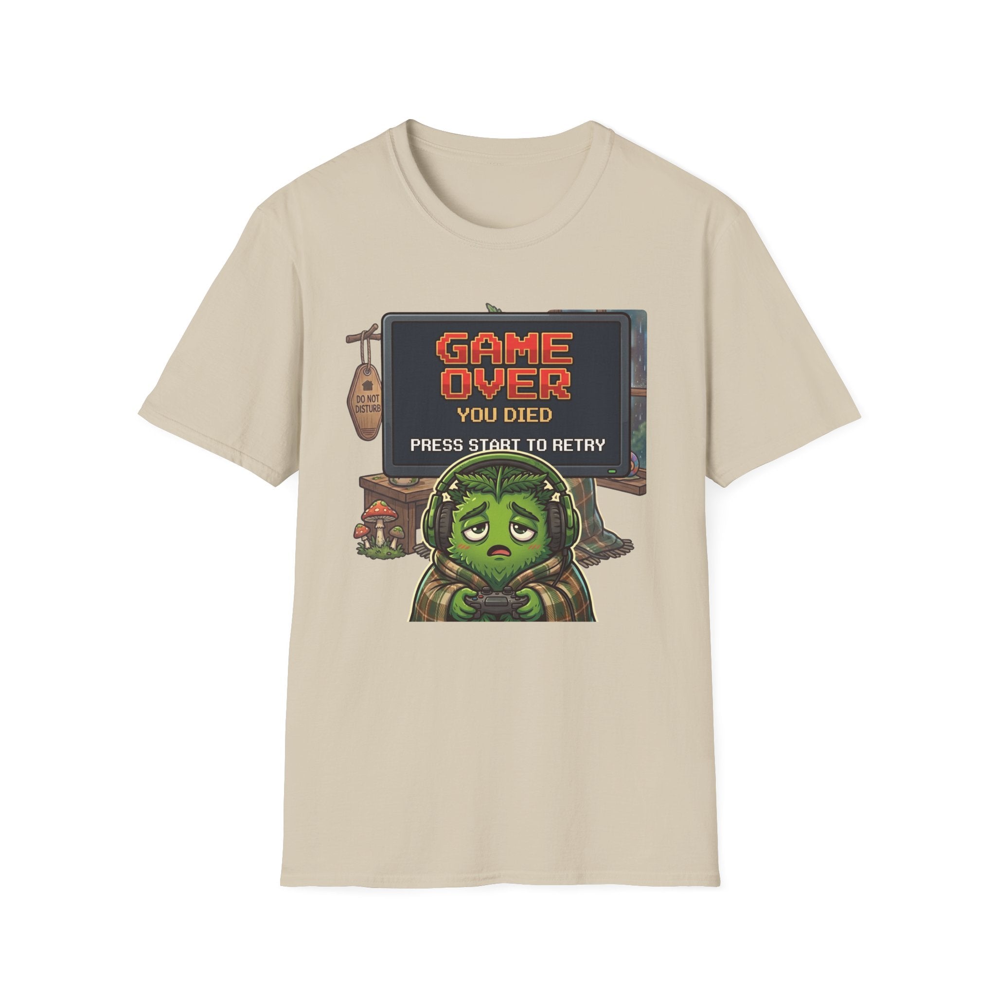 GAME OVER PRESS START TO RETRY C1 T-Shirt
