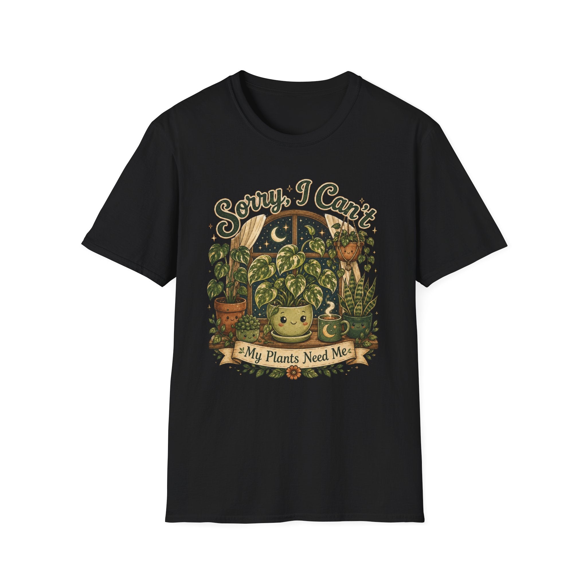 Sorry I Can't My Plant Need Me C2 T-Shirt