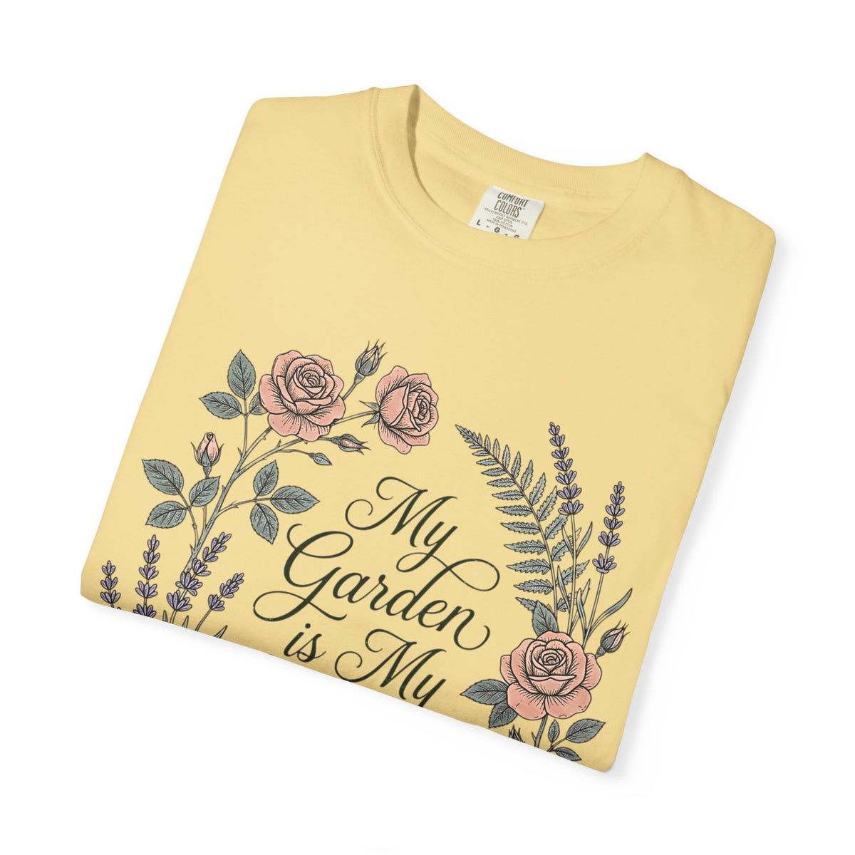 My Garden is My Sanctuary - Premium T-Shirt