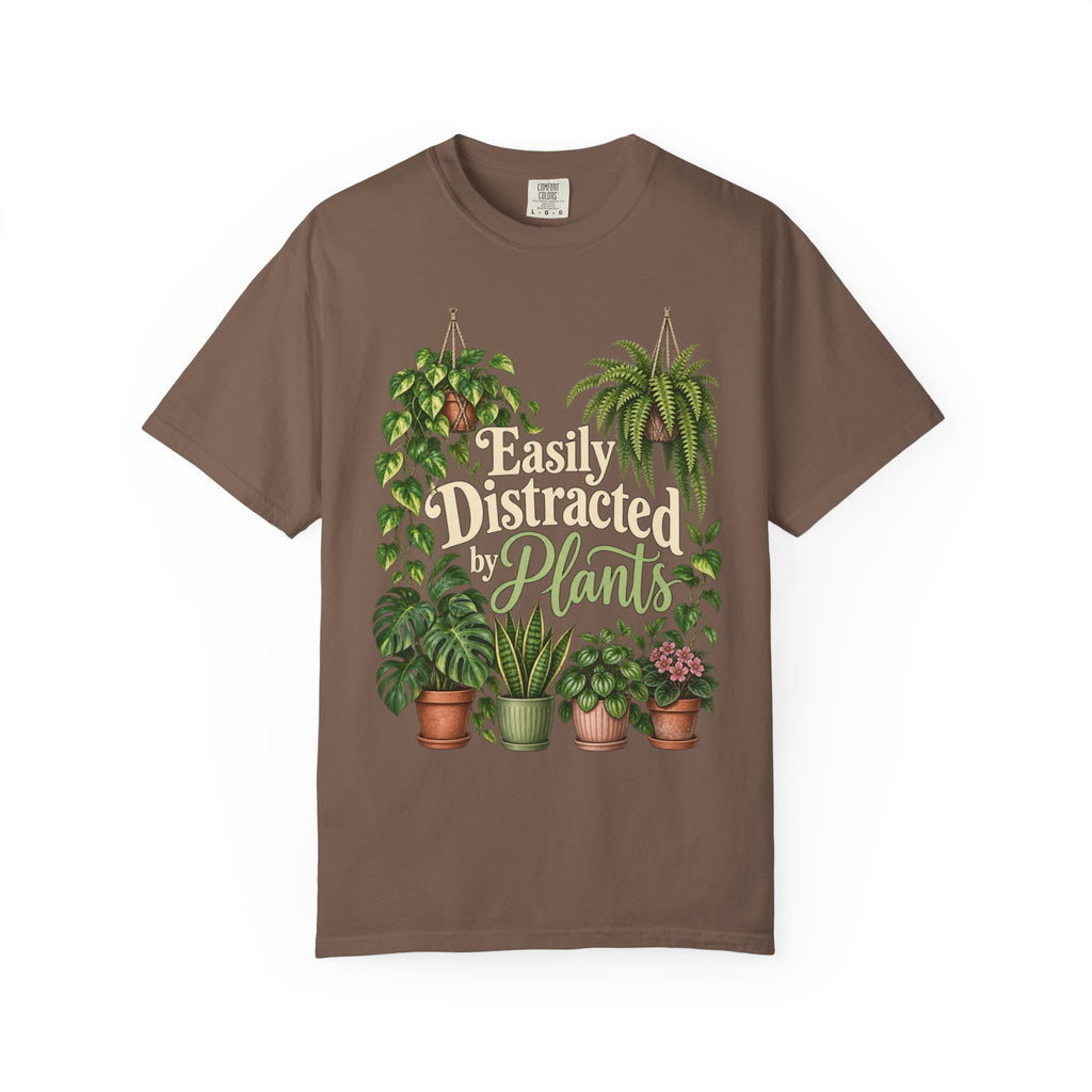 Easily Distracted by Plants - Premium T-Shirt