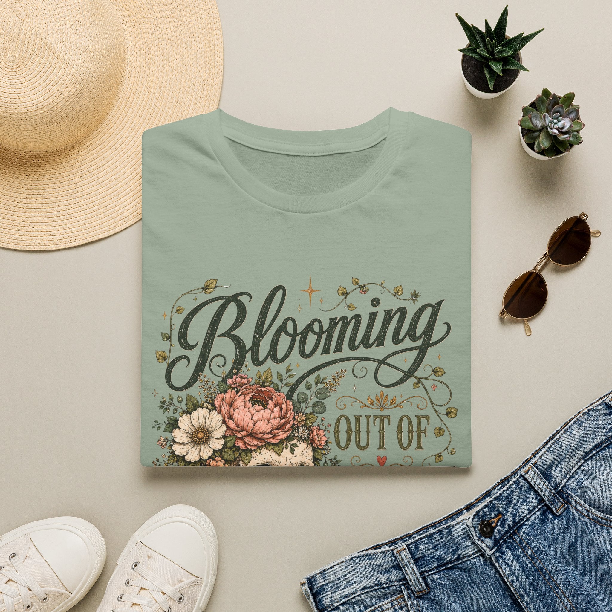 Blooming Out of Spite Gothic C1 T-Shirt